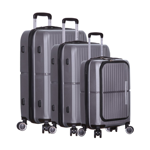 Kép Utazótáska készlet OUTDOOR GEAR Garnet TR-404/3 PP - szürke - 88 L / 55 L / 31 L