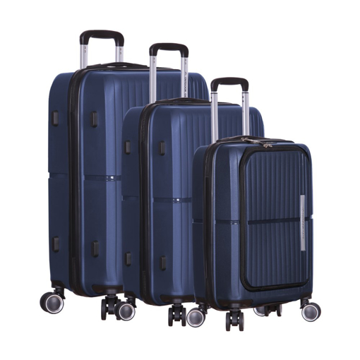 Kép OUTDOOR GEAR Garnet TR-404/3 PP utazótáska szett - sötétkék - 88 L / 55 L / 31 L
