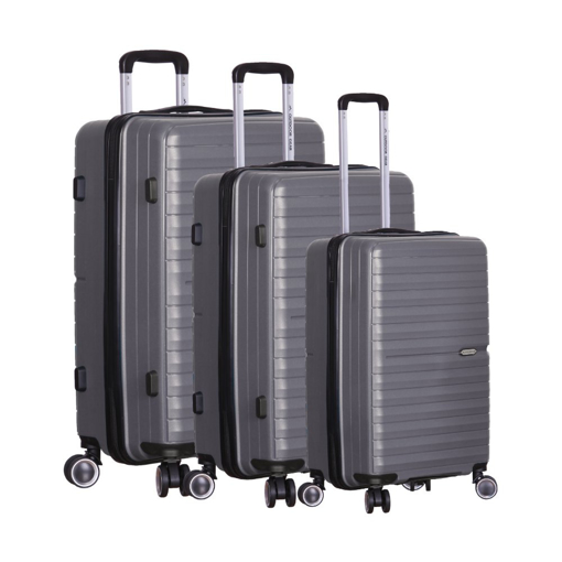 Kép OUTDOOR GEAR Nebula TR-406/3 PP utazótáska készlet - szürke - 87 L / 53 L / 32 L
