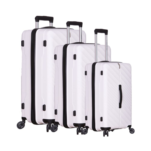 Kép OUTDOOR GEAR Stellar TR-407/3 PP utazótáskák készlete - fehér - 106 L / 62 L / 34 L