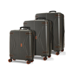 Kép Utazótáska szett ROCK TR-0251/3 ABS - faszén - 107 L / 72 L / 33 L + 20% EXPANDER