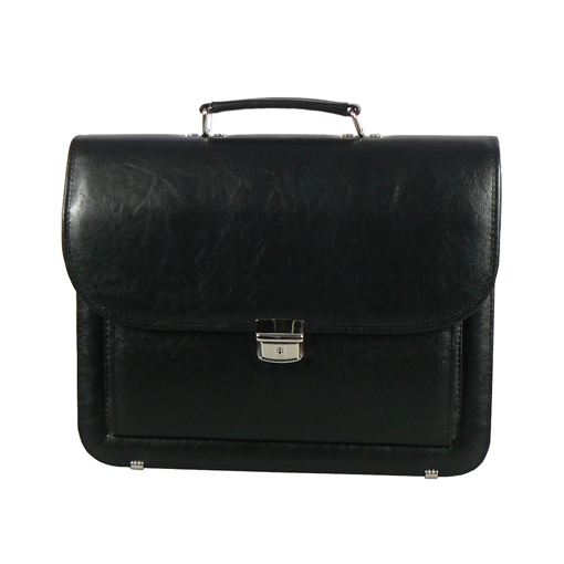 Kép Aktatáska REAbags 7416 - fekete/nikkel - 15 L