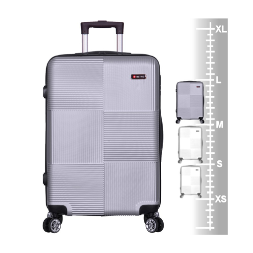Kép METRO LLTC3/3-L ABS bőrönd - ezüst - 99 L