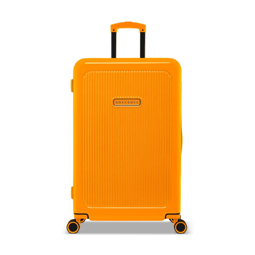Kép Plastový kufr SUITSUIT® Expression Electric Kumquat L - oranžová