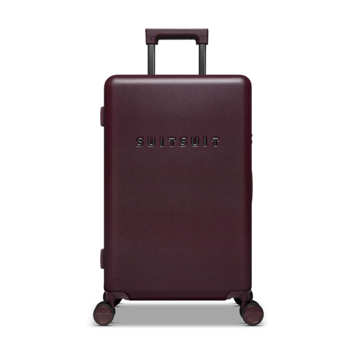 Kép Plastový kufr SUITSUIT® Mystique Cherry Lacquer M - tmavě vínová - 57 L