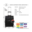 Kép Kabinový kufr AEROLITE T9639 - černá - 42 L