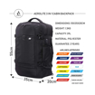 Kép Batoh AEROLITE BPMAX01_black - černá - 39 L