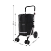 Kép Nákupní taška HOPPA ST-101_black - černá - 74 L