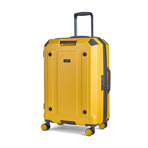 Kép Utazótáska ROCK Alpine TR-0288/3-M ABS/PC - sárga 65 L + 15% EXPANDER