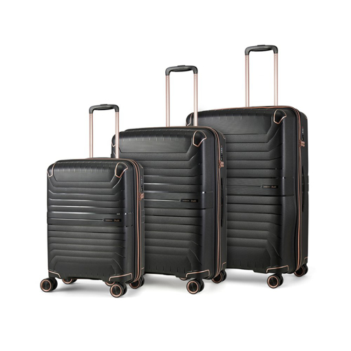 Kép Utazótáska szett ROCK Astrid TR-0291/3 PP - fekete 100 L / 65 36 + EXPANDER