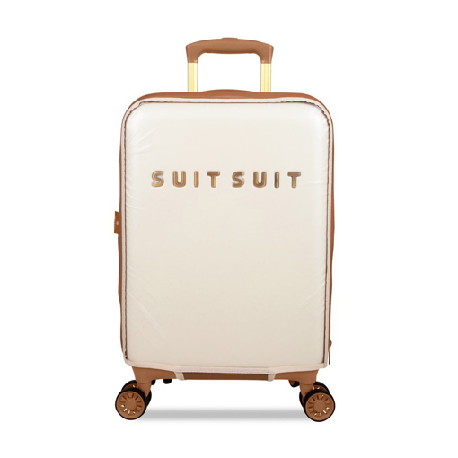 Kép SUITSUIT® Fab Seventies aranybarna bőröndhuzat méret. S - barna