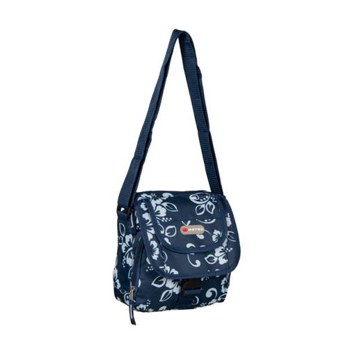 Kép METRO 7429 Virág válltáska - sötétkék 4.2 L