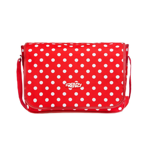 Kép Taška přes rameno FRENZY DB-205 - červená / bílá - 13 L