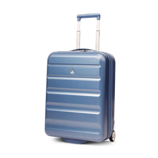 Kép AEROLITE T-641 kabinos bőrönd - kék 40 L