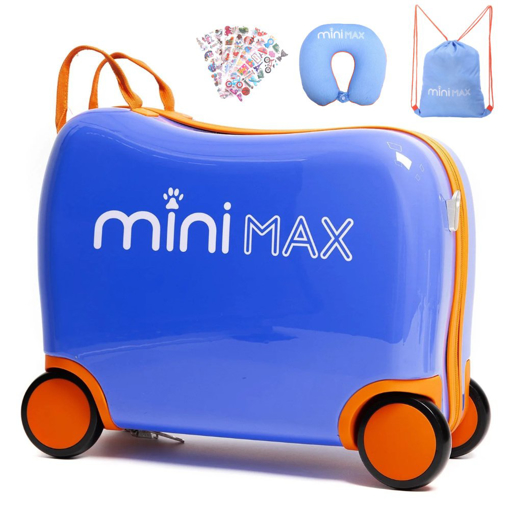 Kép Dětský kufr AEROLITE MiniMax Ride-On  - Modrá - 29 L