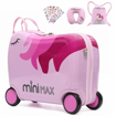 Kép Dětský kufr AEROLITE MiniMax Ride-On Unicorn - Růžová - 29 L