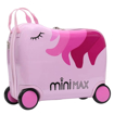 Kép Dětský kufr AEROLITE MiniMax Ride-On Unicorn - Růžová - 29 L