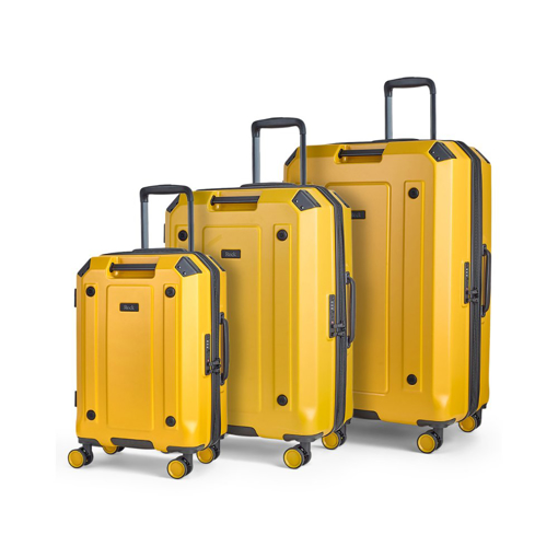 Kép Sada cestovních kufrů ROCK Alpine - žlutá - 94 L / 65 L / 39 L L