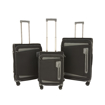 Kép Sada cestovních kufrů HIGHBURY Kepler - černá / šedá - 99 / 63 / 34 L