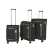 Kép Sada cestovních kufrů HIGHBURY Kepler - černá / šedá - 99 / 63 / 34 L
