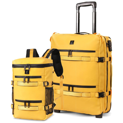 Kép Cestovní set AEROLITE T-B002 + BP002 - Žlutá - 44 / 20 L