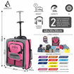 Kép Dětský kufr AEROLITE MiniMax XS - Růžová - 22 L