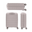 Kép Sada cestovních kufrů AEROLITE T-155 2 ks - béžová - 100.8 / 39.6 L
