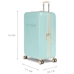 Kép Sada cestovních kufrů SUITSUIT® Fabulous Fifties Luminous Mint - zelená - 91 / 60 / 32 L