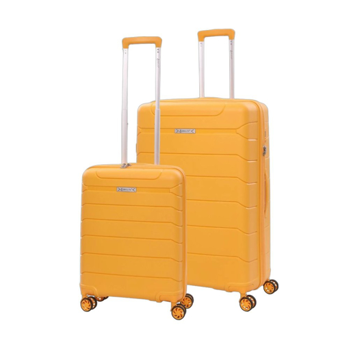 Kép Sada cestovních kufrů AEROLITE T-155 2 ks - žlutá - 100.8 / 39.6 L