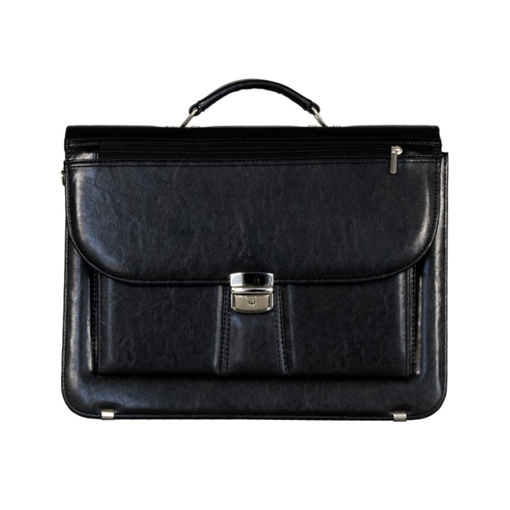 Kép Aktovka REAbags 7618 - černá / nikl - 19 L