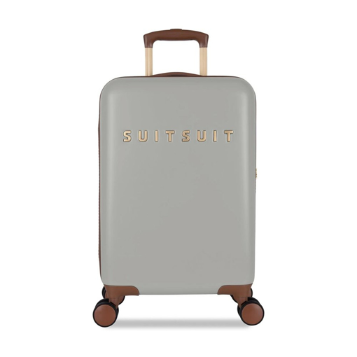 Kép Kabinový kufr SUITSUIT® Fab Seventies Limestone S - šedá - 32 L