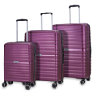 Kép Sada cestovních kufrů ROCK Hydra-lite - fialová - 98 / 63 / 35 L