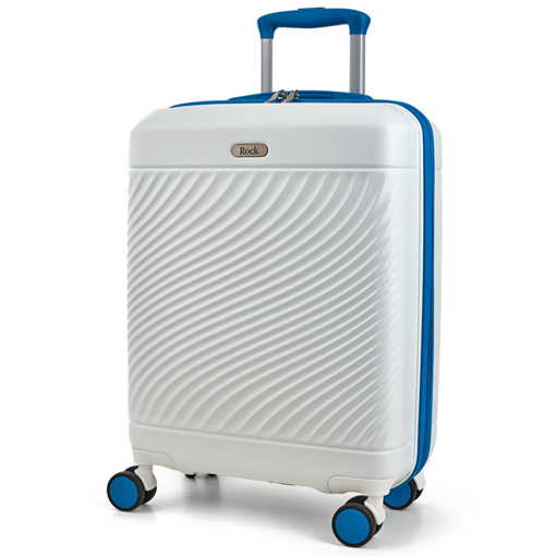 Kép Kabinový kufr ROCK Love Island S - bílá / modrá - 35 L