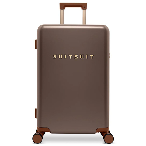 Kép Plastový kufr SUITSUIT® Serenity Chocolate Brown M - hnědá - 60 L
