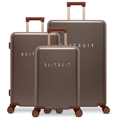 Kép Sada cestovních kufrů SUITSUIT® Serenity Chocolate Brown - hnědá - 91 / 60 / 32 L
