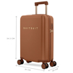 Kép Kabinový kufr SUITSUIT® Serenity Caramel Café S - hnědá - 32 L