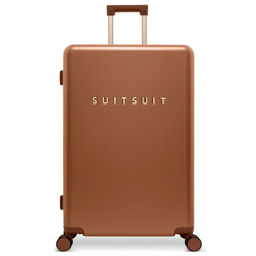 Kép Plastový kufr SUITSUIT® Serenity Caramel Café L - hnědá - 91 L