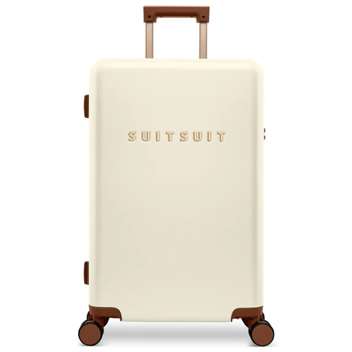 Kép Plastový kufr SUITSUIT® Serenity Whisper White M - bílá - 60 L