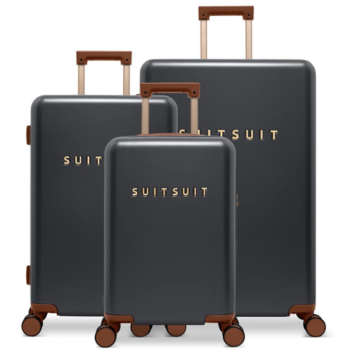 Kép Sada cestovních kufrů SUITSUIT® Serenity Black Olive - černá - 91 / 60 / 32 L