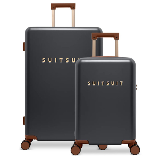 Kép Sada cestovních kufrů SUITSUIT® Serenity Black Olive 2 ks - černá - 91 / 32 L